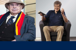 Photo: Alfred Bader & Victor Snieckus