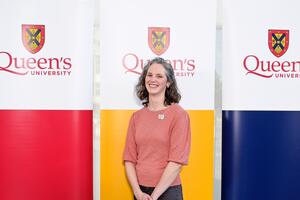 Photo: Megan Bruce at the Michael Condra Ceremony