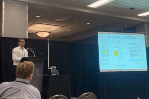 Photo: Angus at the CSC Conference