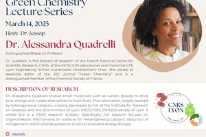 Photo: Green Chemistry Lecture Advertisement
