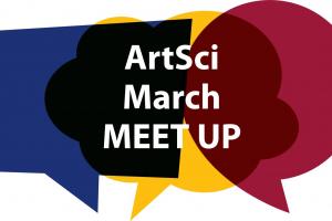 Photo: ArtSci March Meetup advertisement