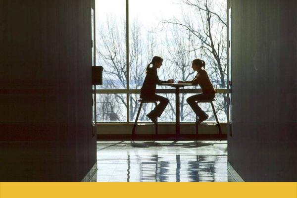 Image of students studying in a student lounge