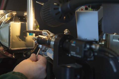 Close in shot of the X-ray Crystallography Machine