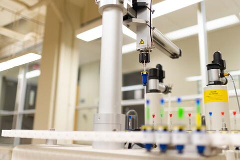Laboratory equipment in Chernoff Hall