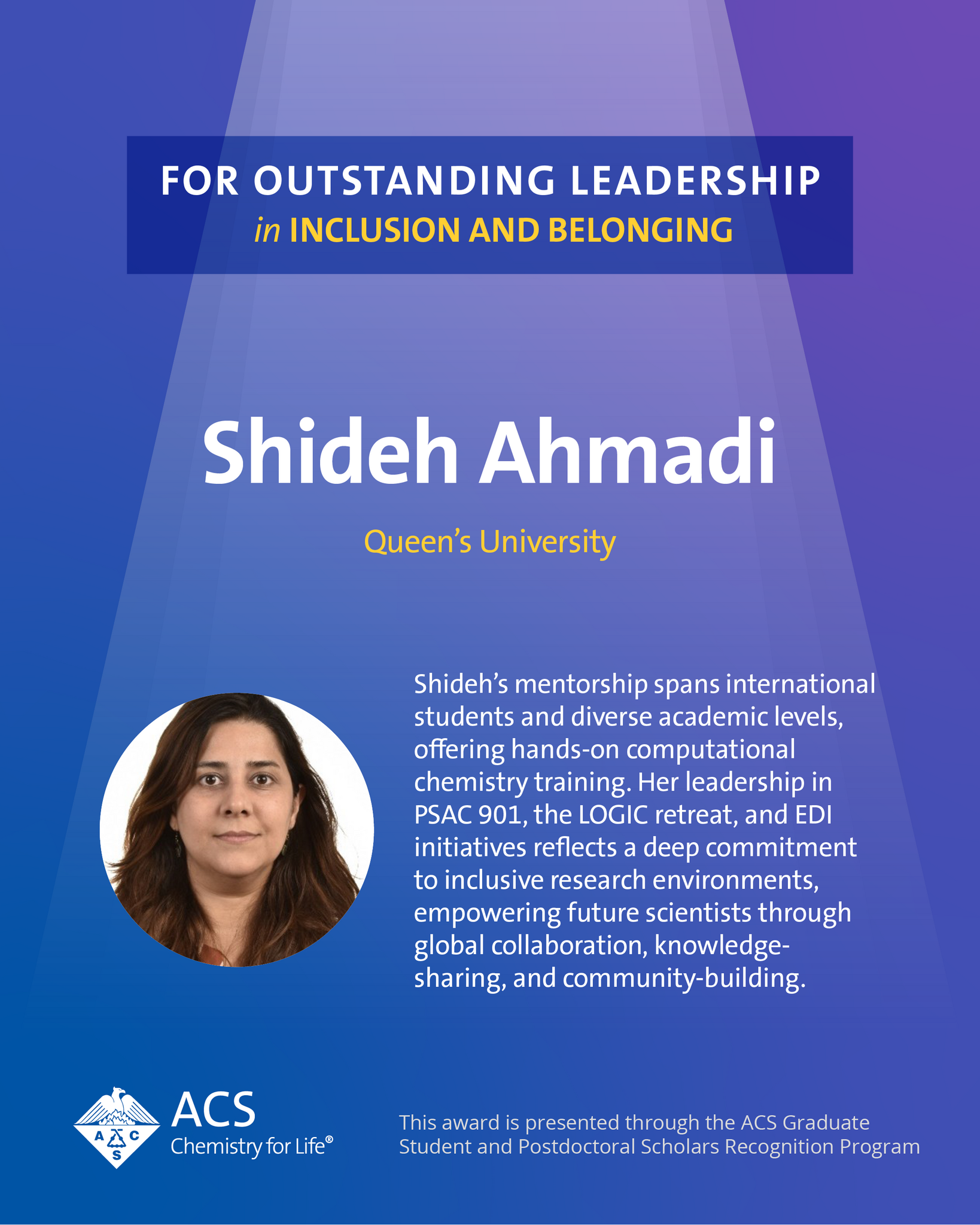 Photo: Ahmadi Award Info