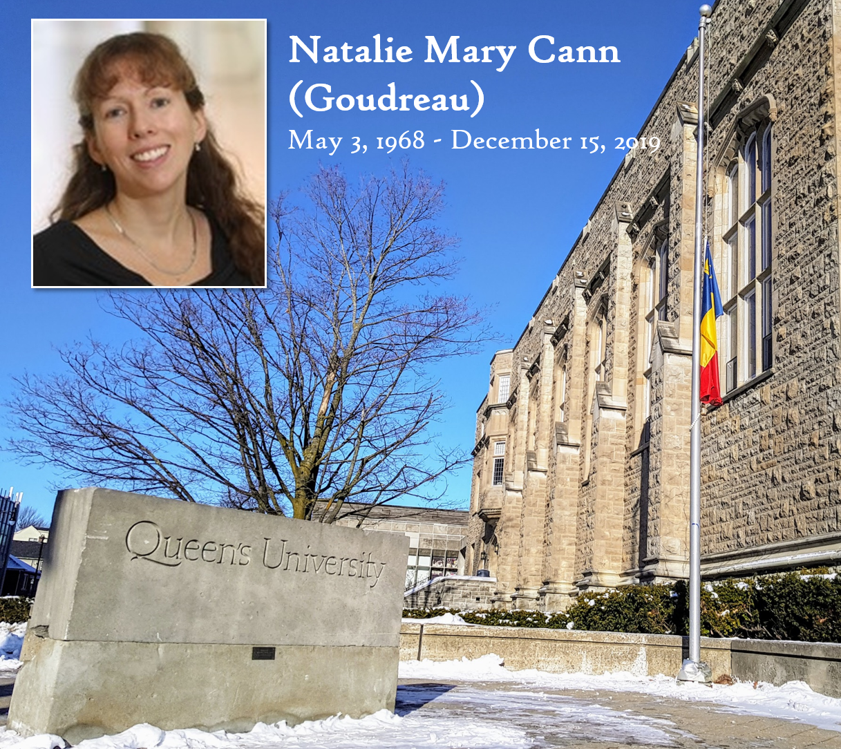 Photo: In memory of Dr. Natalie Cann