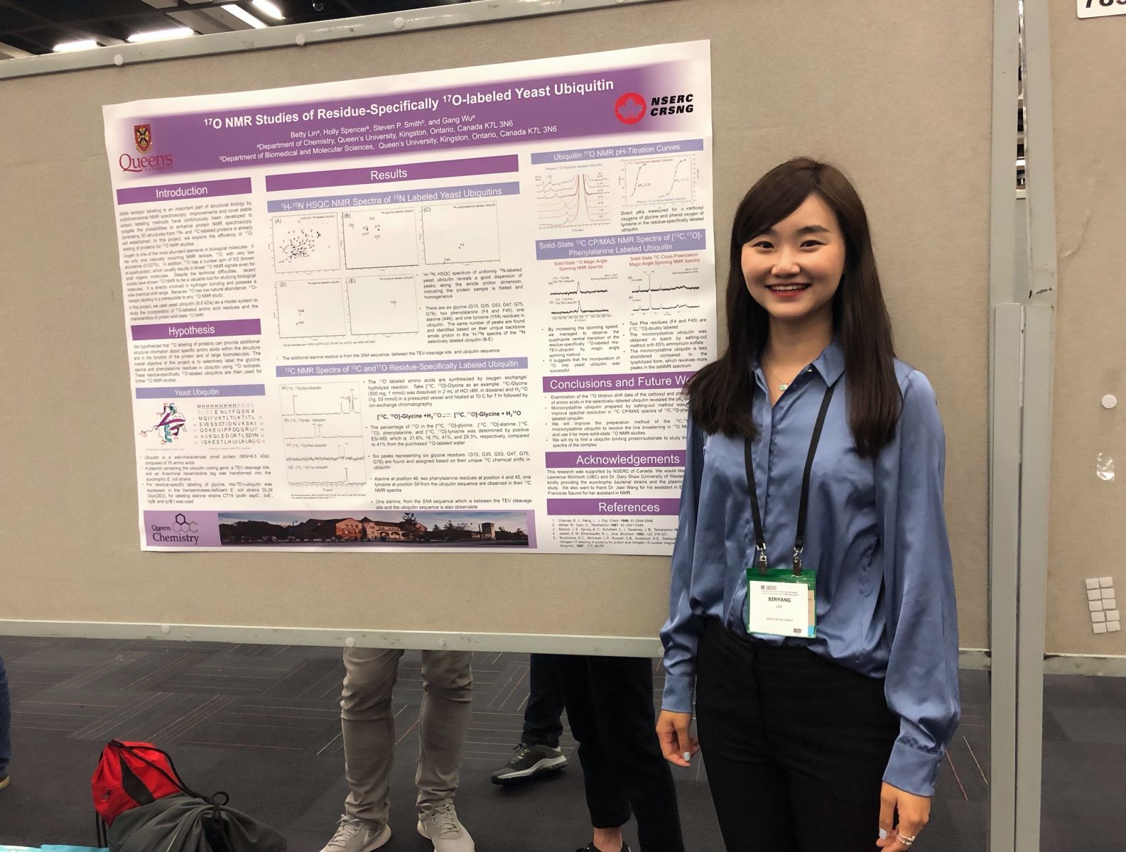 Photo: Betty Lin at the CSC held in Quebec, June 3 to 7, 2019