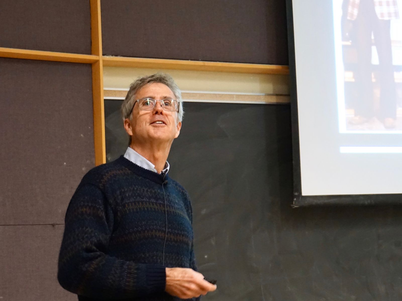 Photo: Dr. Ian Harrison presenting at the Harrison-MacRae Lecture