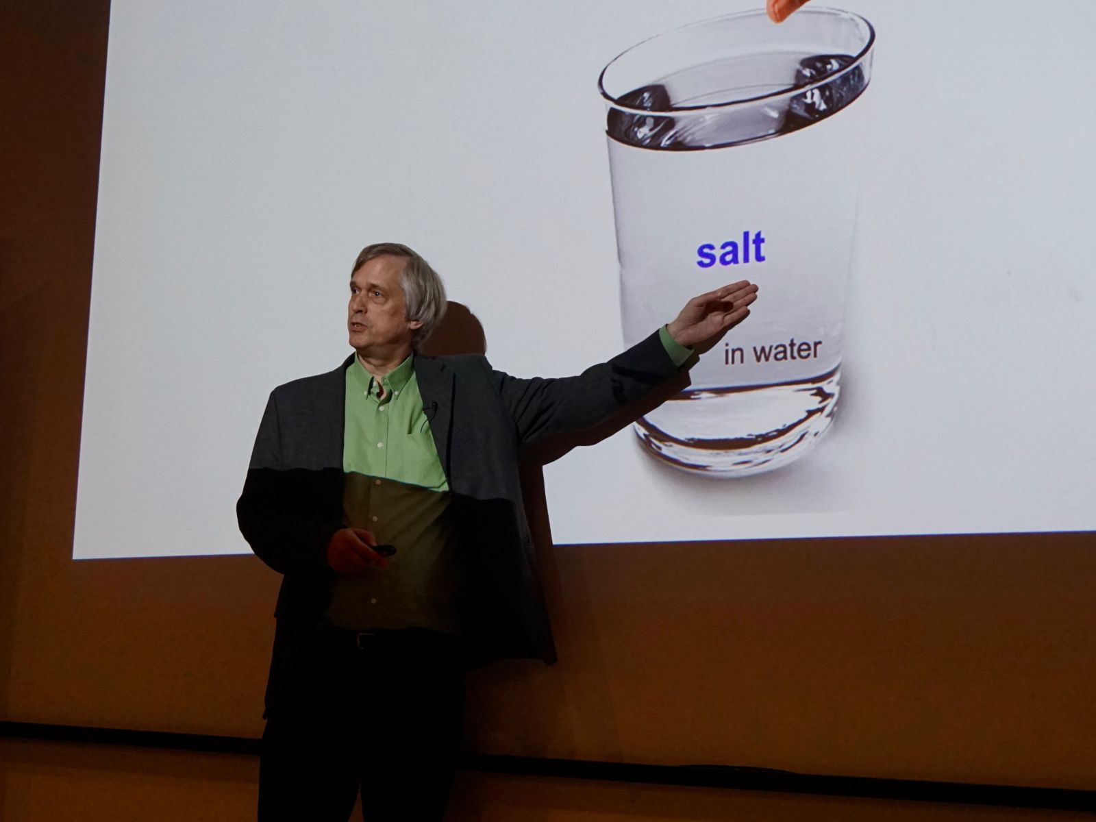 Photo: Dr. Philip Jessop presenting at the IGnite series