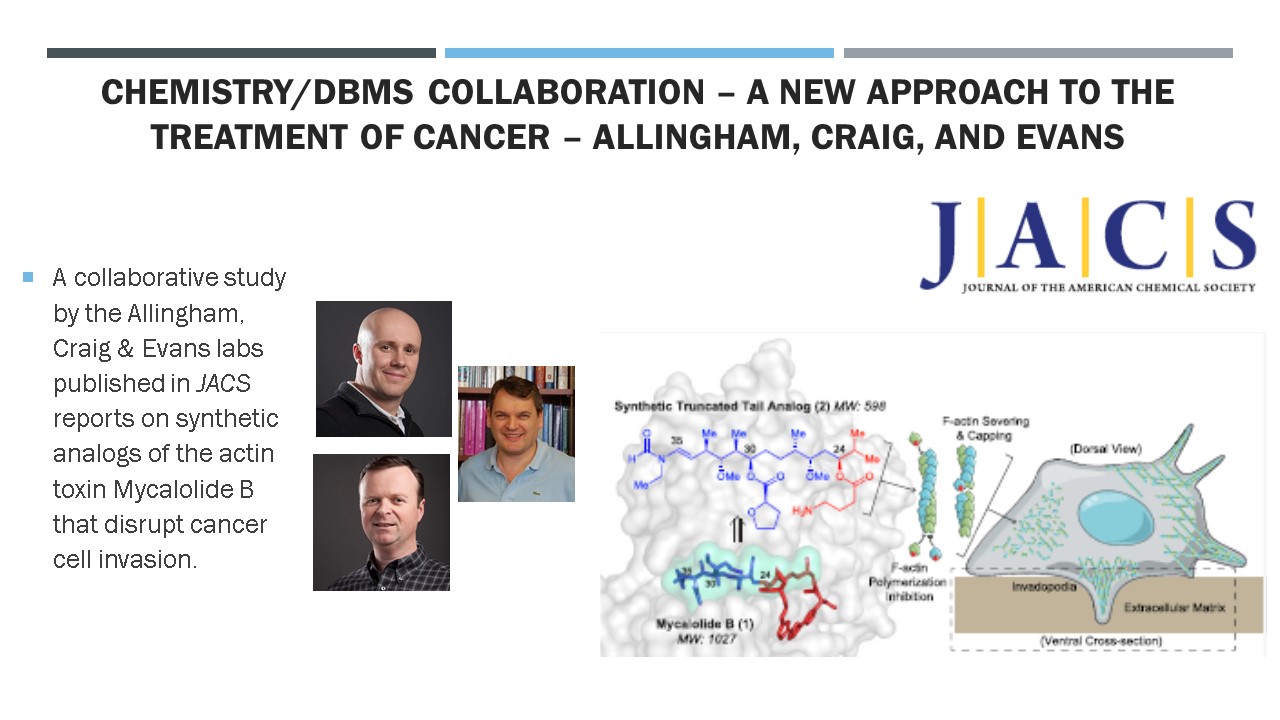 Photo: Photo: The collaborative work of Allingham, Craig & Evans labs 